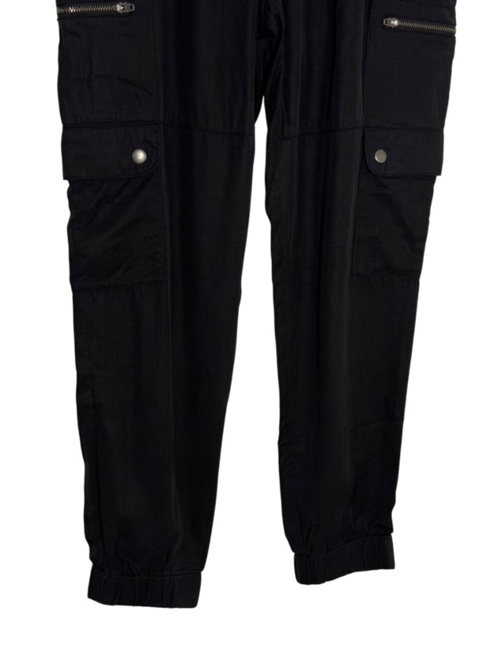 Banana Republic Factory Tencel Cargo Jogger Pants Utility Black M - Picture 4 of 7